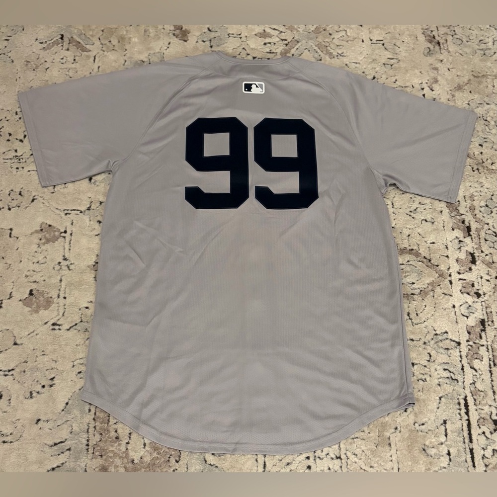 Nike Authentic New York Yankees Aaron Judge #99 Gray Baseball Jersey Men’s Sz: M - Picture 3 of 6